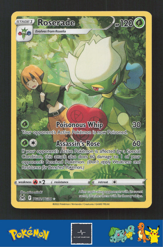 2022 Pokemon Lost Origin TG02/TG30 Roserade