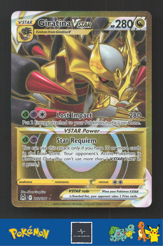 2022 Pokemon Lost Origin 212/196 Giratina Vstar