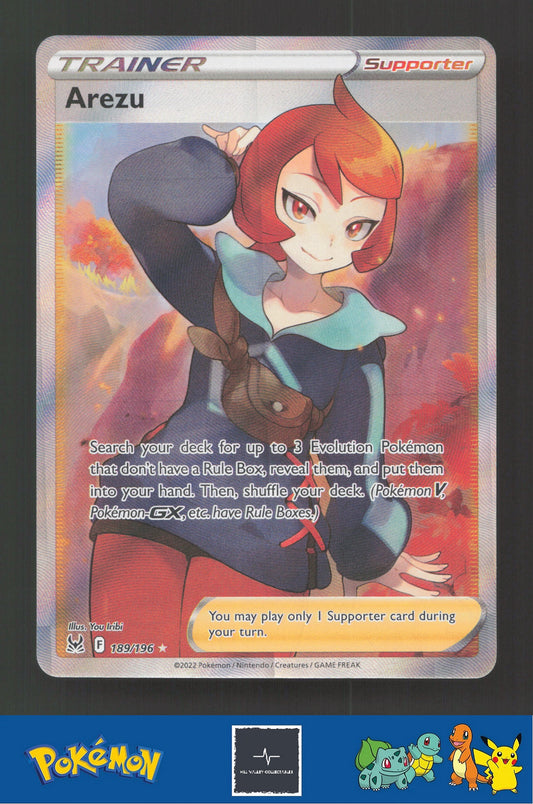 2022 Pokemon Lost Origin 189/196 Arezu