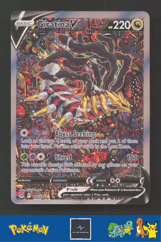 2022 Pokemon Lost Origin 186/196 Giratina V