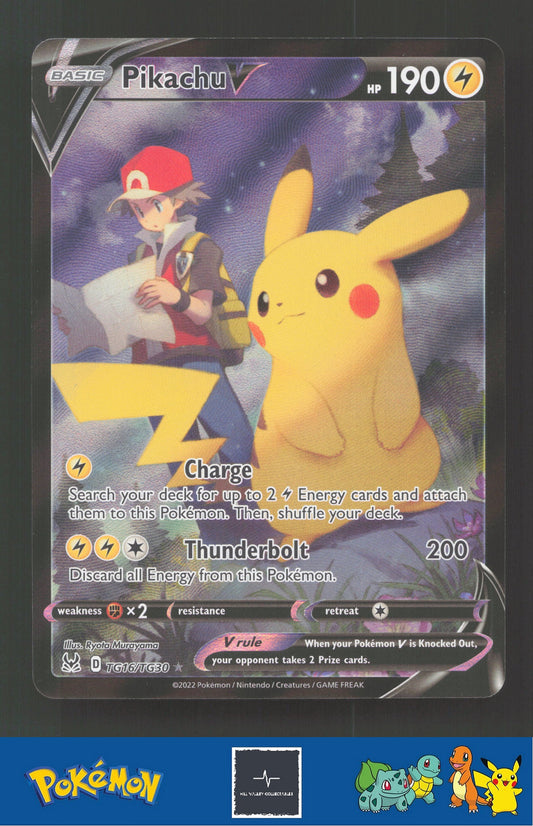 2022 Pokemon Lost Origin TG16/TG30 Pikachu V