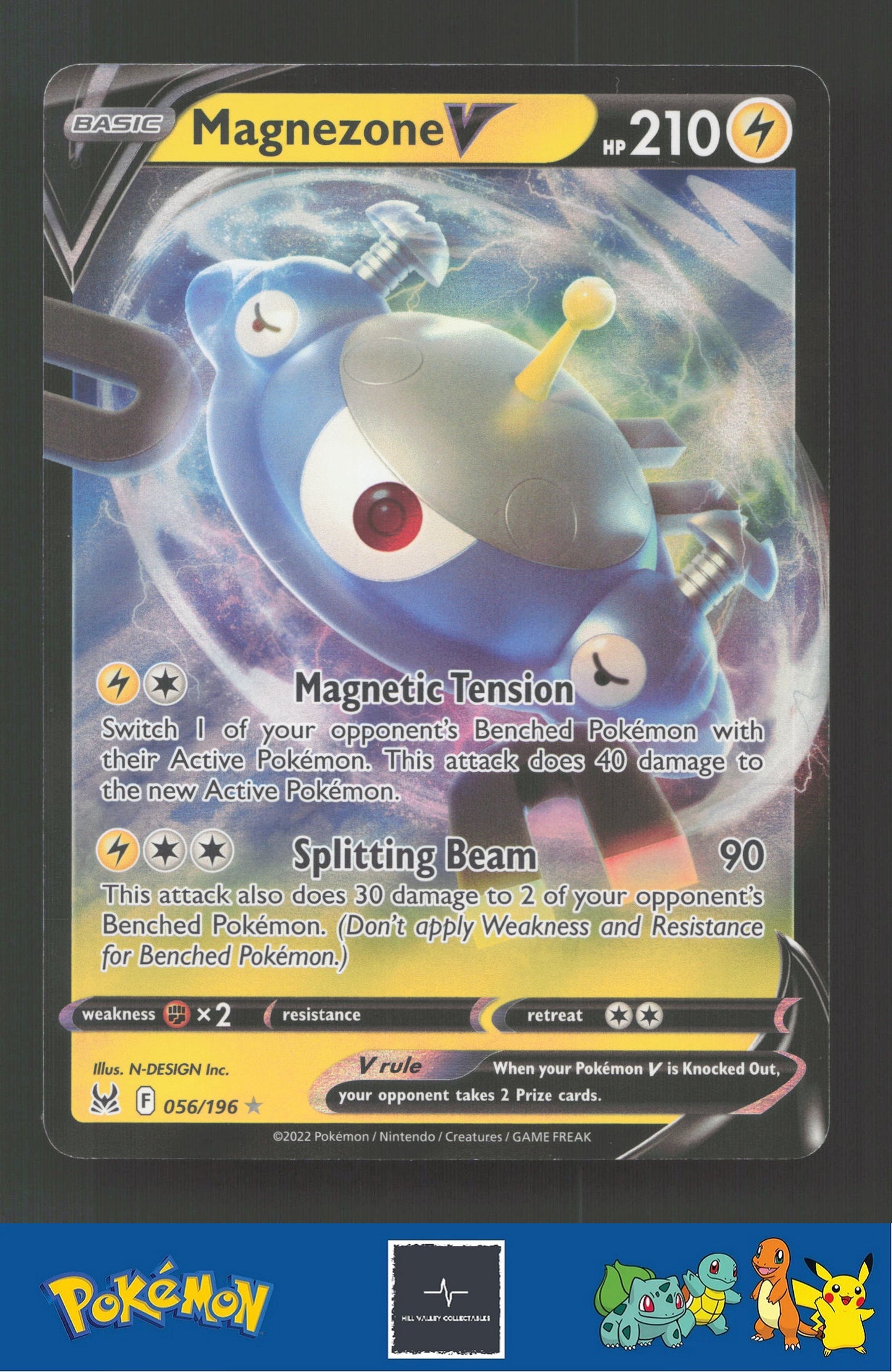 2022 Pokemon Lost Origin 056/196 Magnezone V