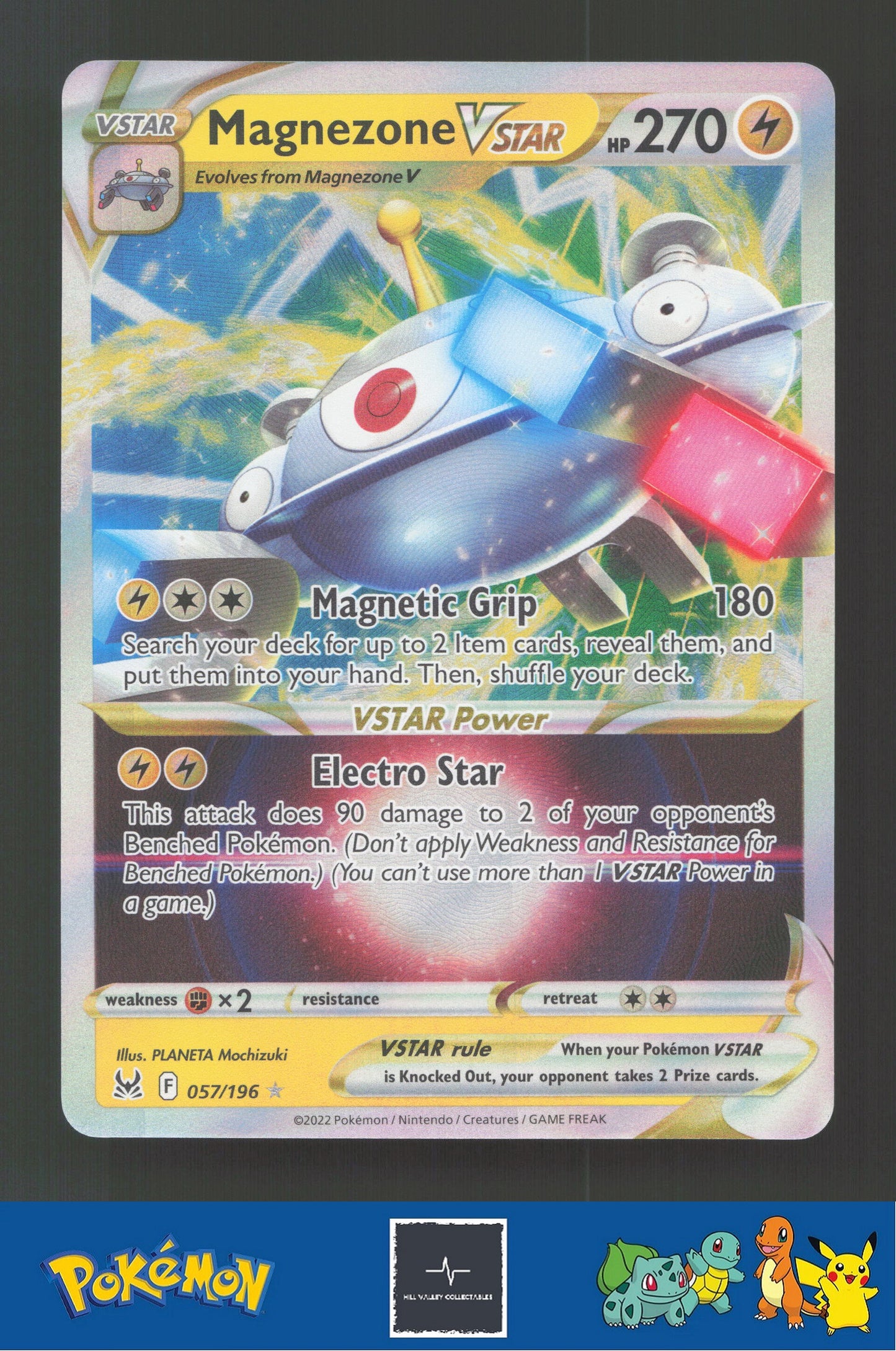 2022 Pokemon Lost Origin 057/196 Magnezone Vstar