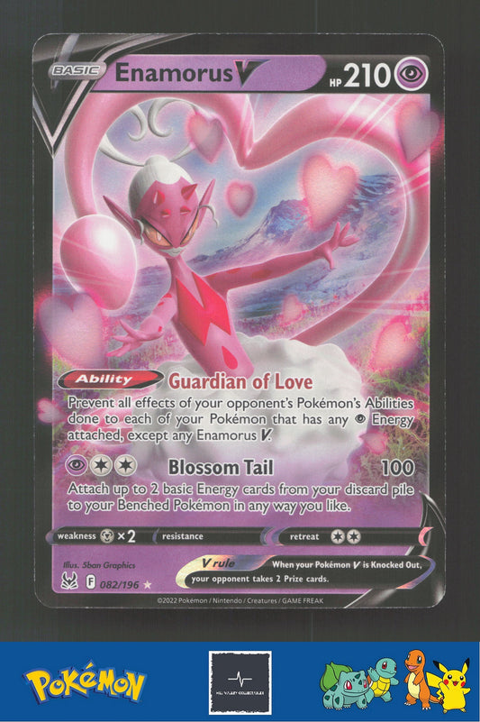 2022 Pokemon Lost Origin 082/196 Enamorus V