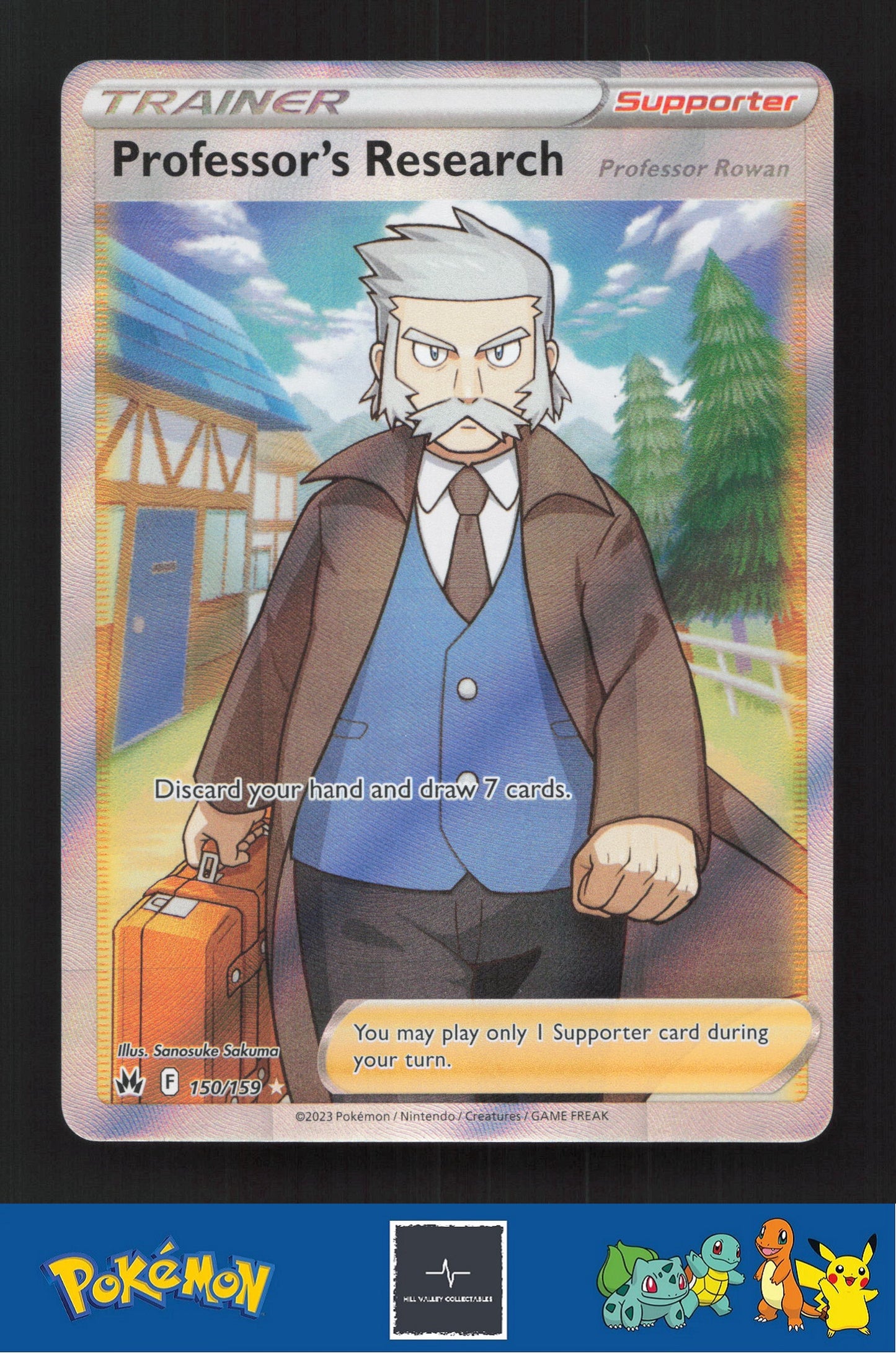 2023 Pokemon SWSH Crown Zenith 150/159 Professor's Research