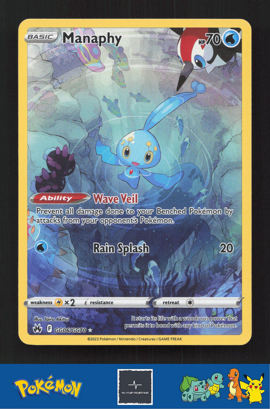 2023 Pokemon SWSH Crown Zenith GG06/GG70 Manaphy