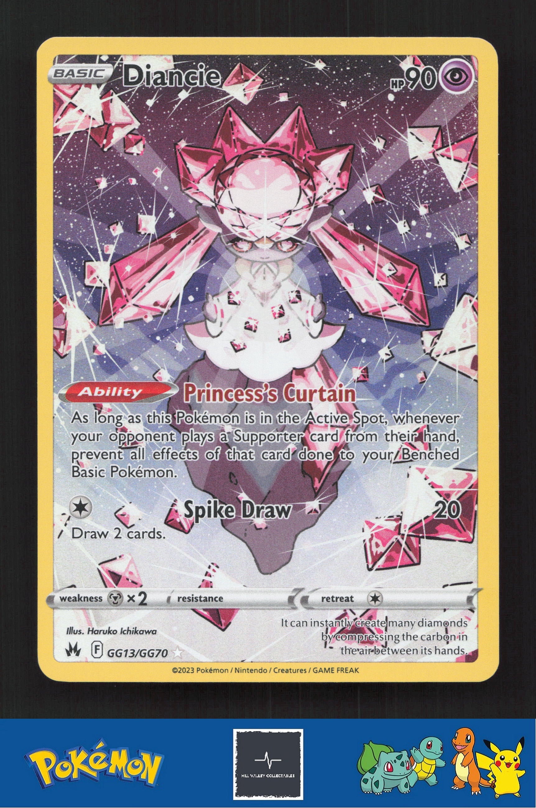 2023 Pokemon SWSH Crown Zenith GG13/GG70 Diancie