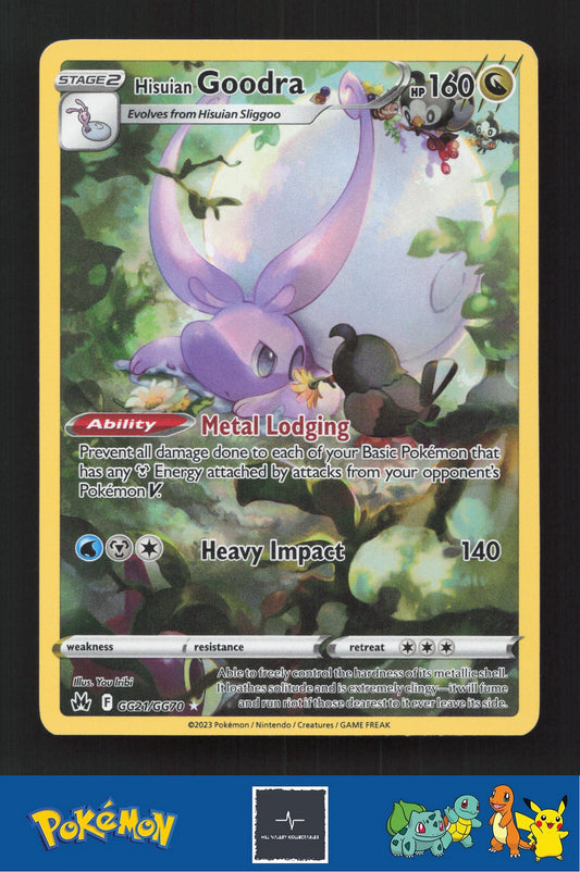 2023 Pokemon SWSH Crown Zenith GG21/GG70 Hisuian Goodra