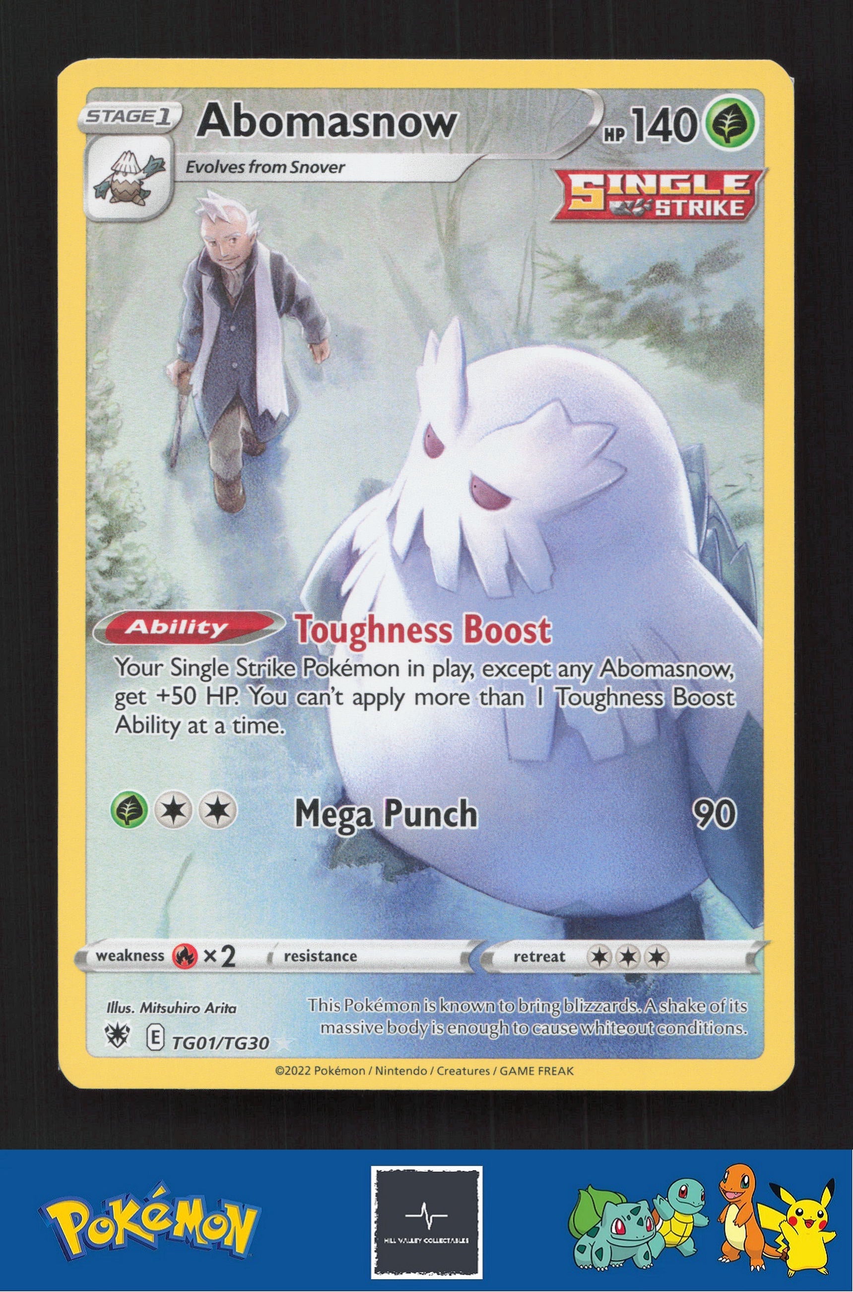 2022 Pokemon SWSH Astral Radiance TG01/TG30 Abomasnow