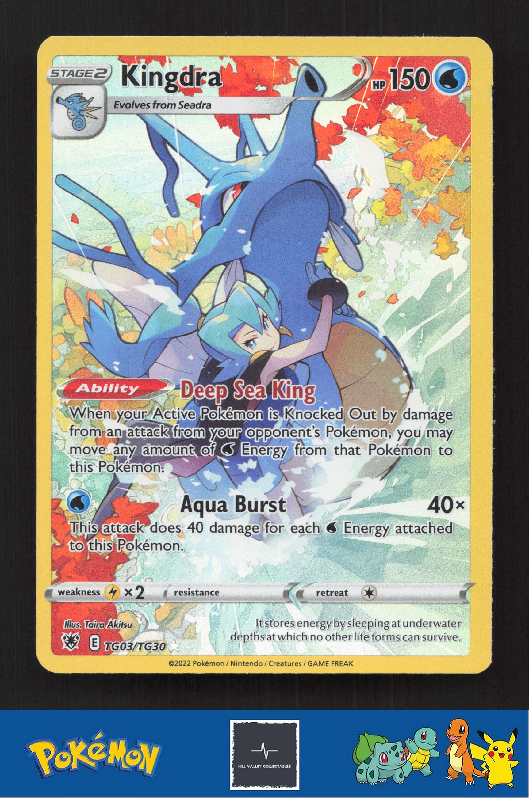 2022 Pokemon SWSH Astral Radiance TG03/TG30 Kingdra