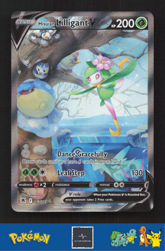 2022 Pokemon SWSH Astral Radiance 163/189 Hisuian Lilligant V