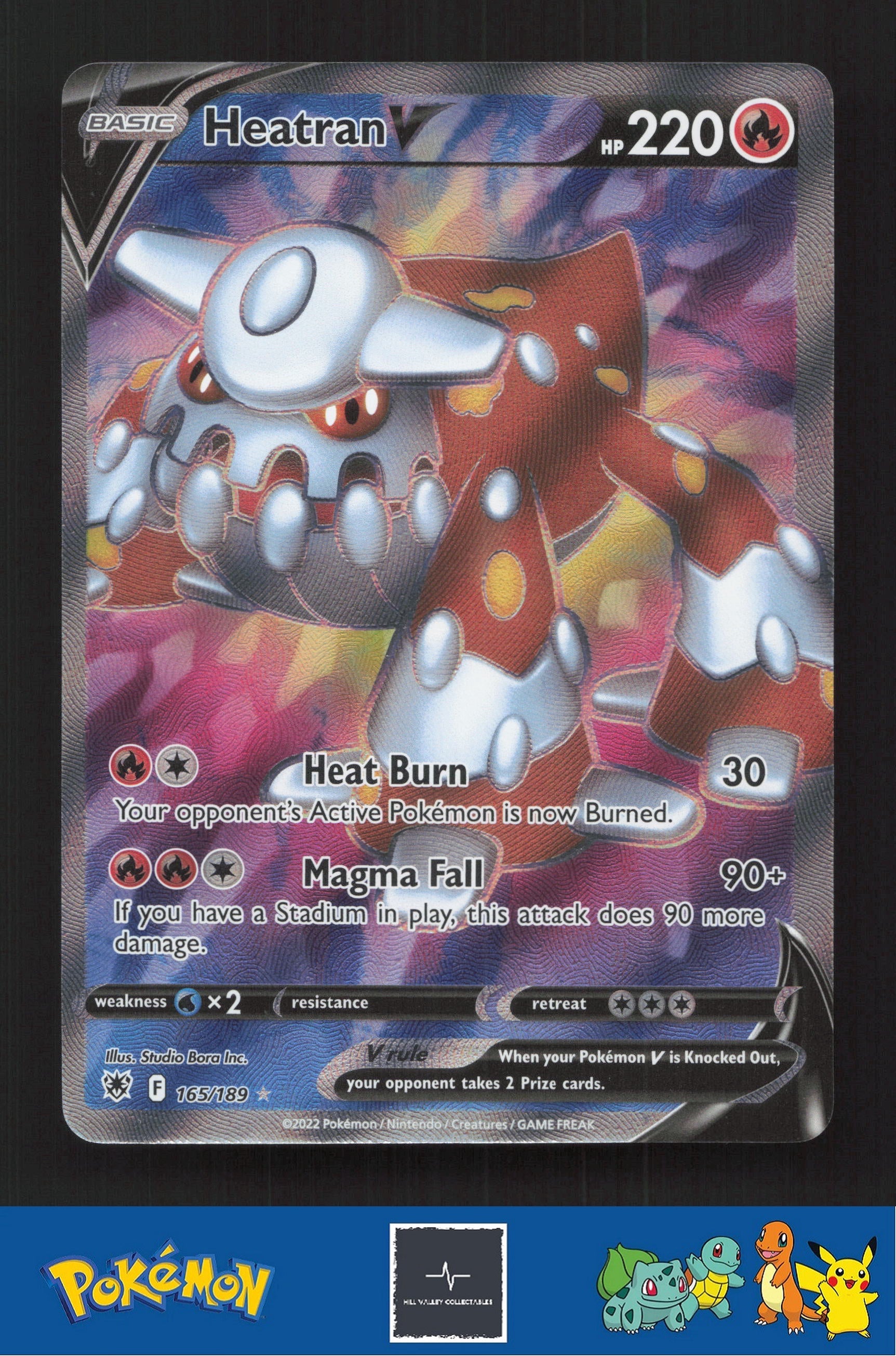 2022 Pokemon SWSH Astral Radiance 165/189 Heatran V