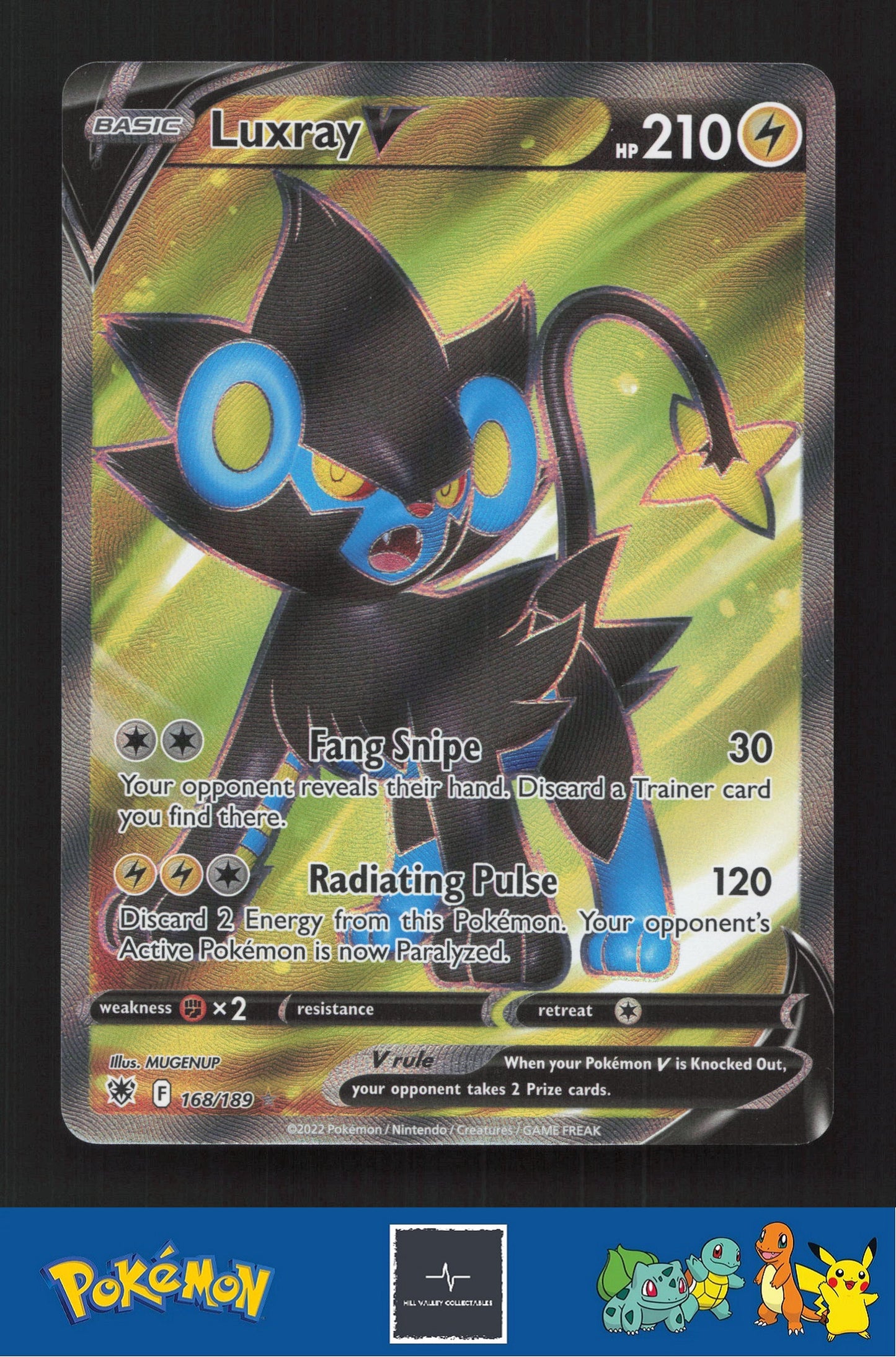 2022 Pokemon SWSH Astral Radiance 168/189 Luxray V