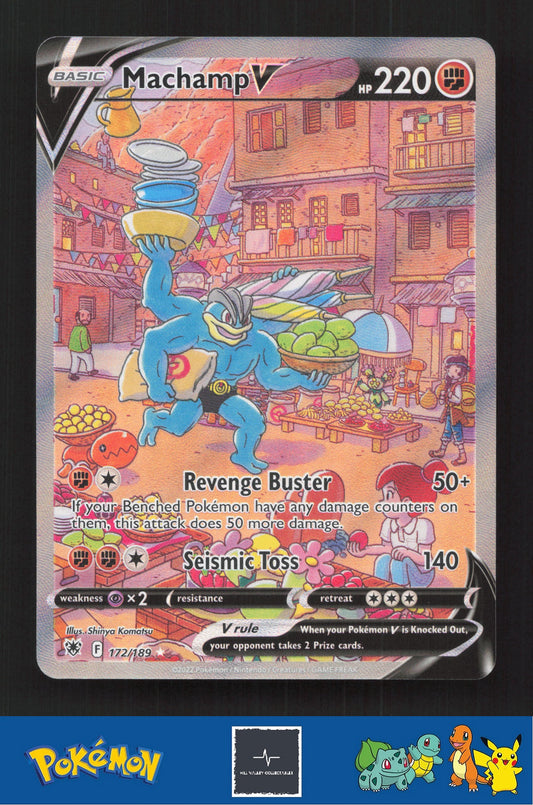 2022 Pokemon SWSH Astral Radiance 172/189 Machamp V