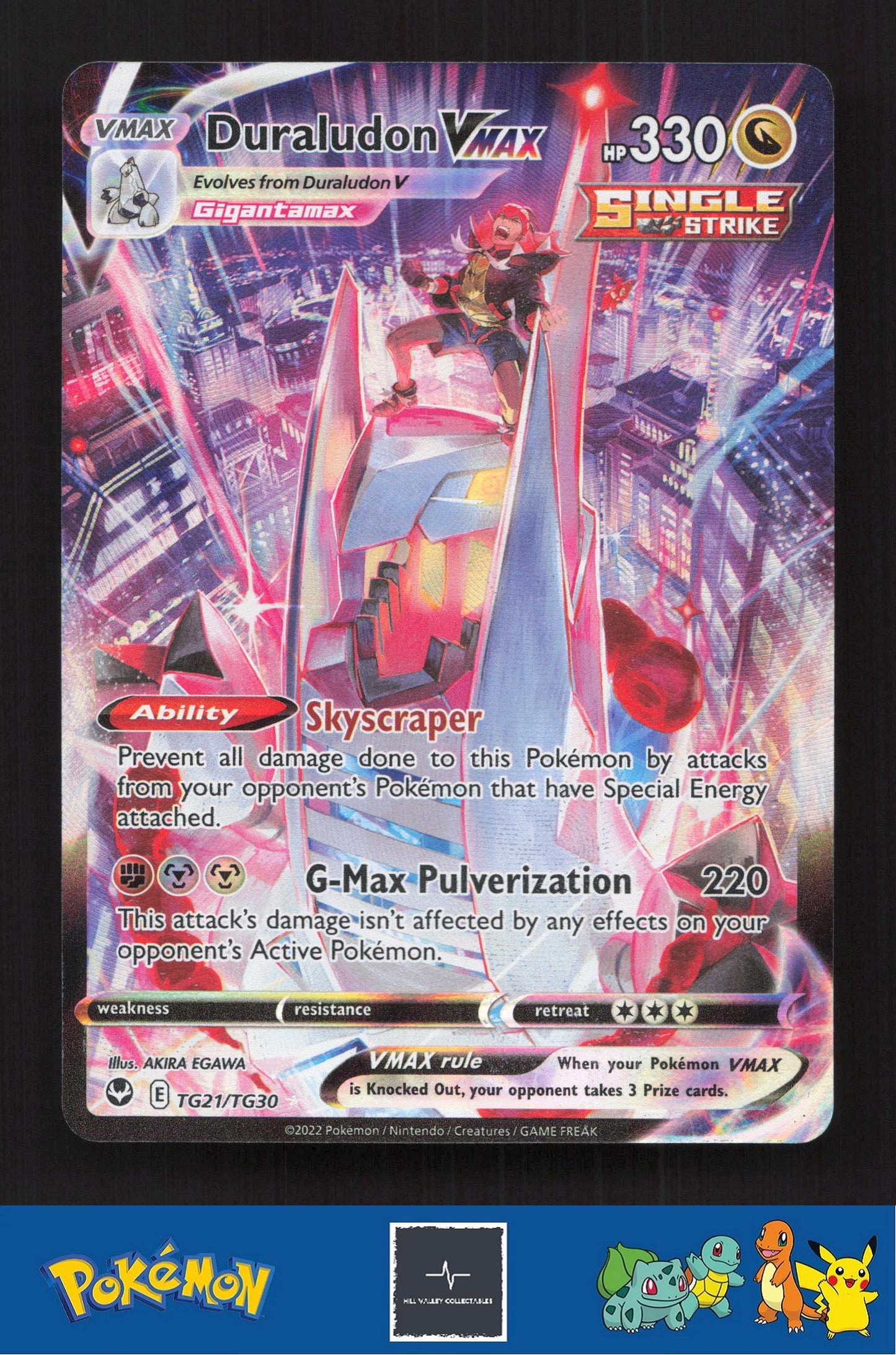 2020 Pokemon SWSH Silver Tempest TG21/TG30 Duraludon VMAX