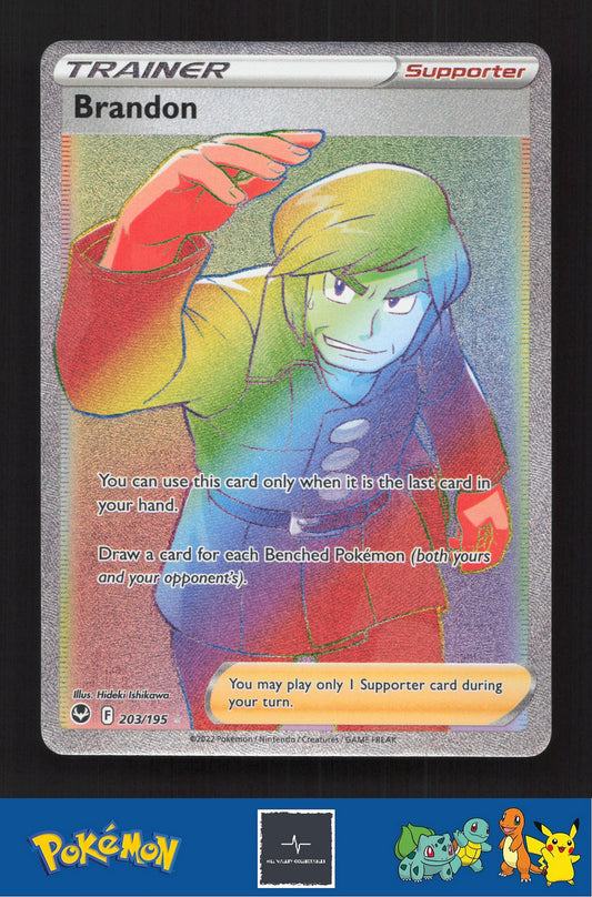 2020 Pokemon SWSH Silver Tempest 203/195 Brandon