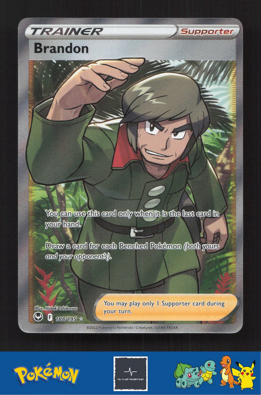 2020 Pokemon SWSH Silver Tempest 188/195 Brandon