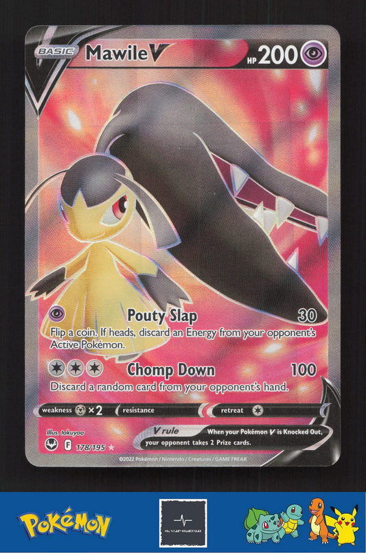 2020 Pokemon SWSH Silver Tempest 178/195 Mawile V