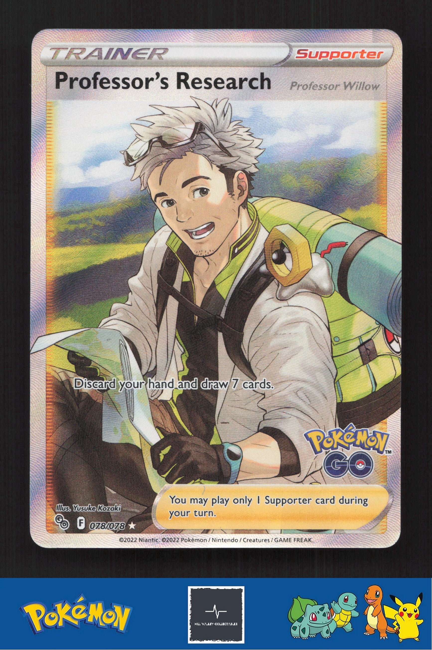 2022 Pokemon SWSH Pokemon GO 078/078 Professor's Research