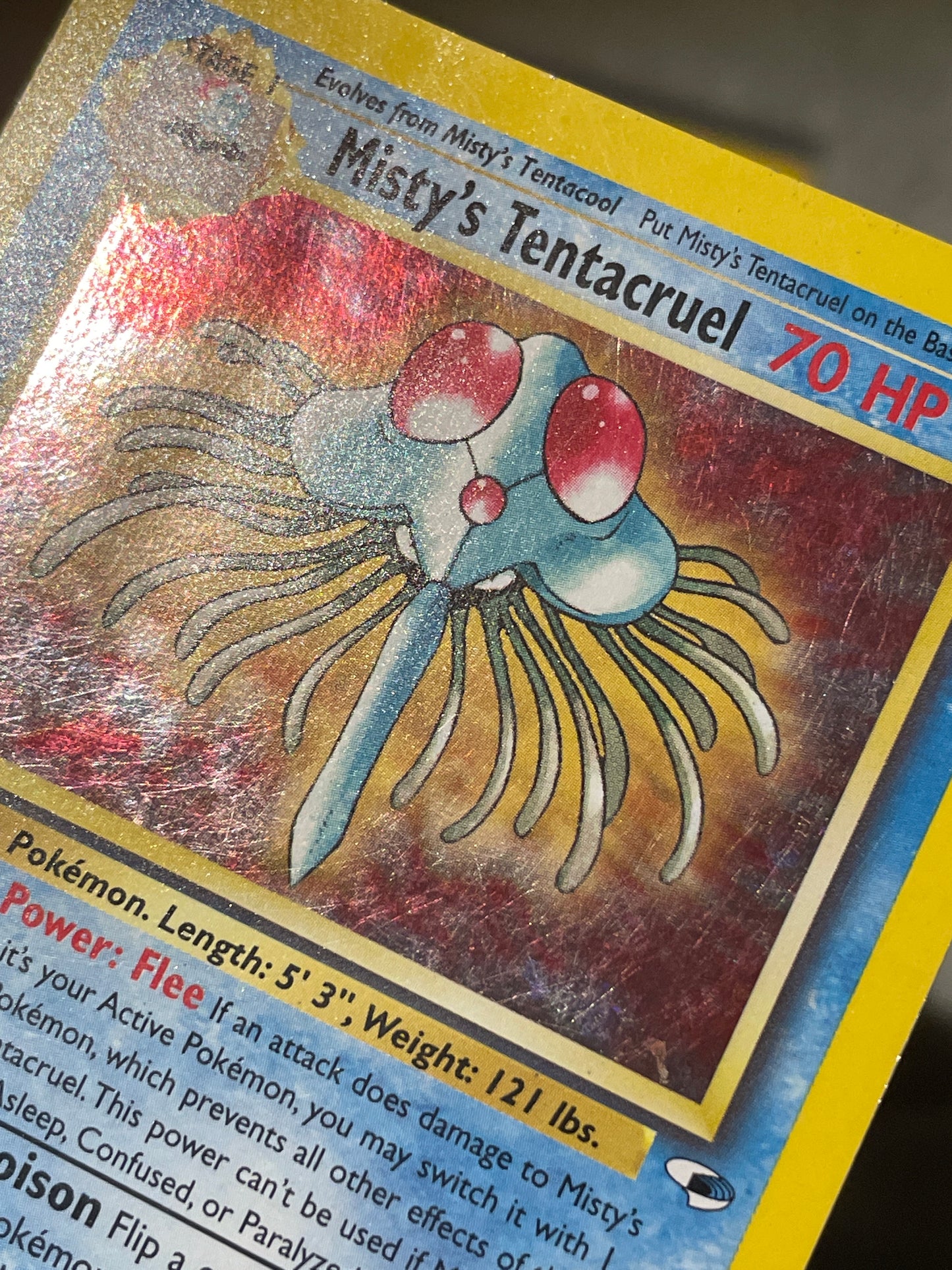 2000 Pokemon Gym Heroes 10/132 Misty's Tentacruel Holo