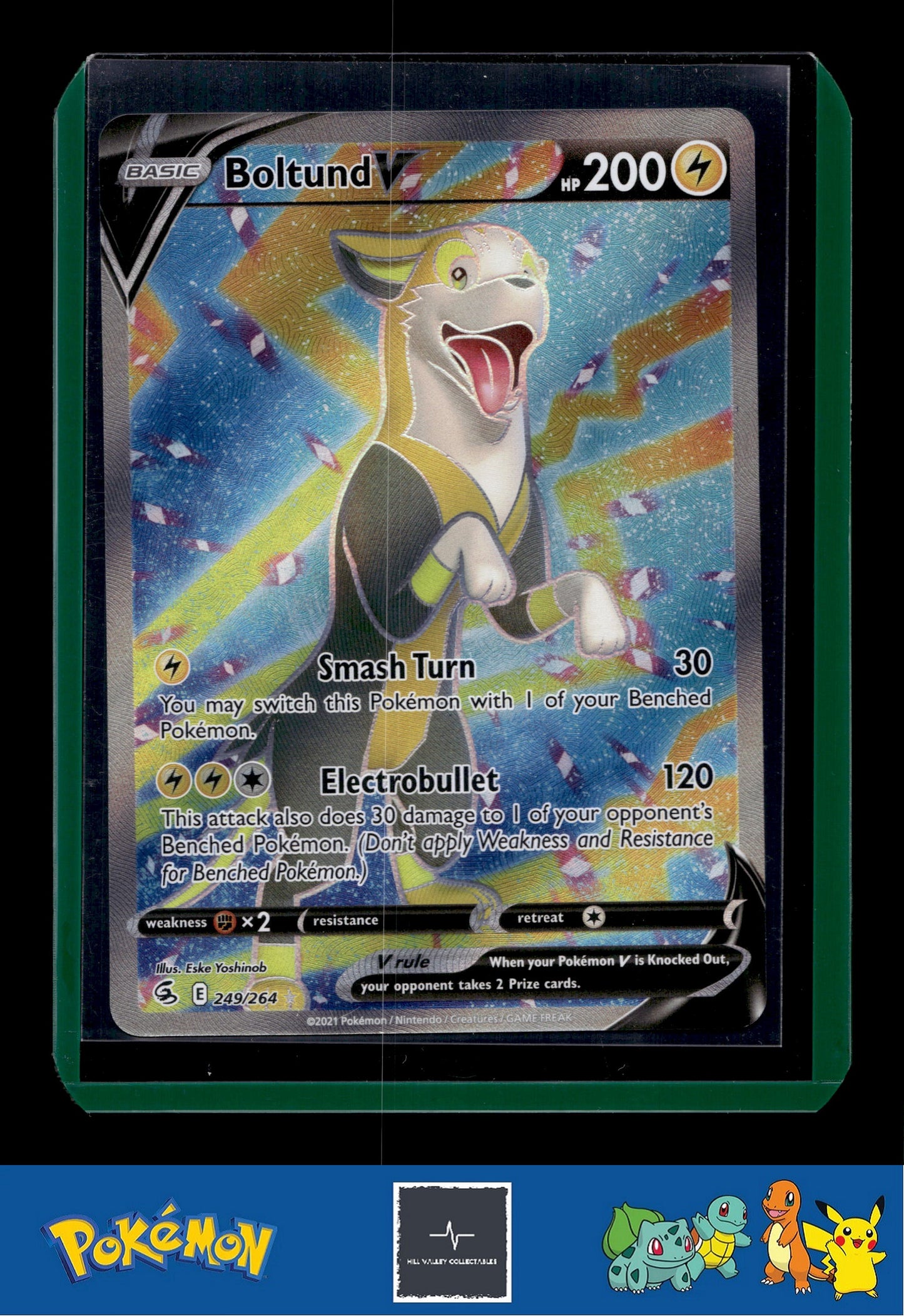 Pokemon SWSH Fusion Strike 249/264 Boltund V