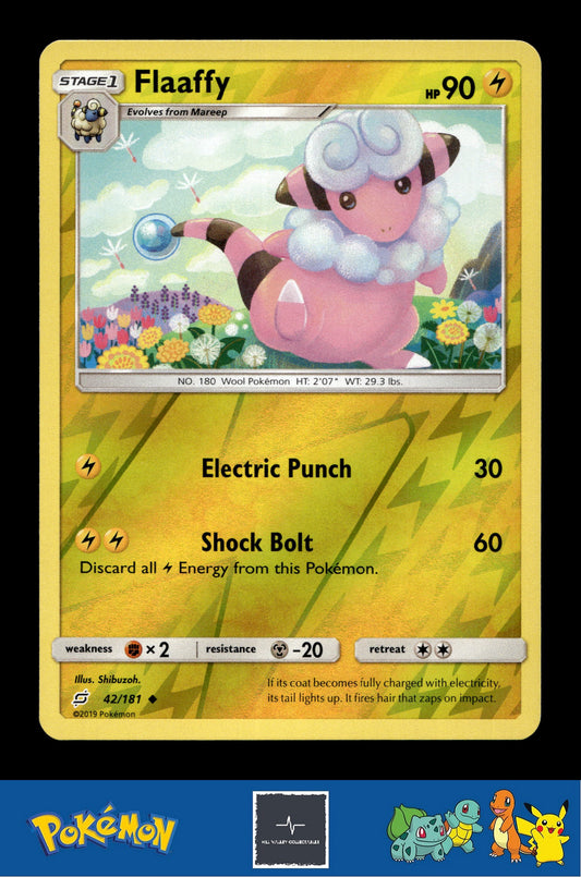 2019 Pokemon SM Team Up 42/181 Flaaffy Reverse