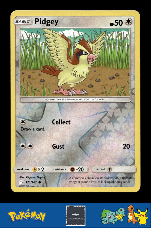2019 Pokemon SM Team Up 121/181 Pidgey Reverse