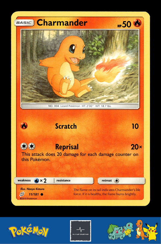 2019 Pokemon SM Team Up 11/181 Charmander