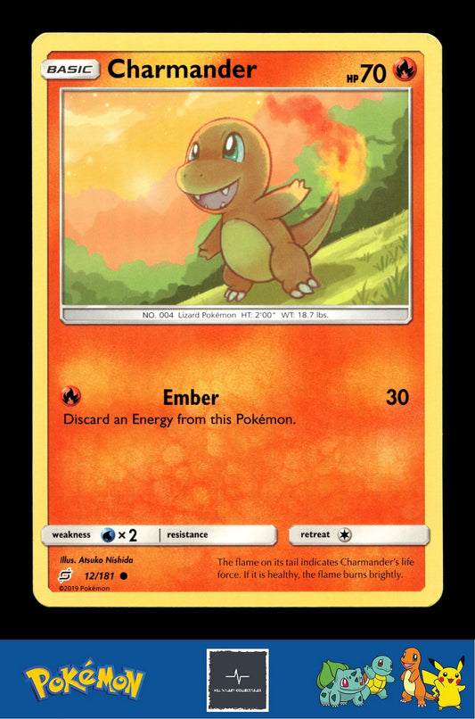 2019 Pokemon SM Team Up 12/181 Charmander