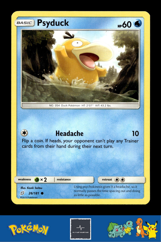 2019 Pokemon SM Team Up 26/181 Psyduck