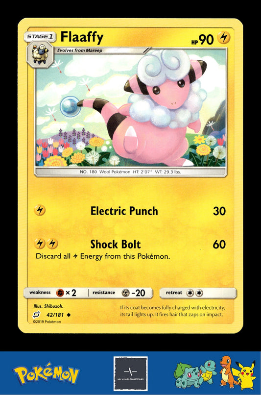 2019 Pokemon SM Team Up 42/181 Flaaffy