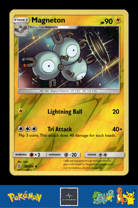 2019 Pokemon SM Unified Minds 59/236 Magneton Reverse