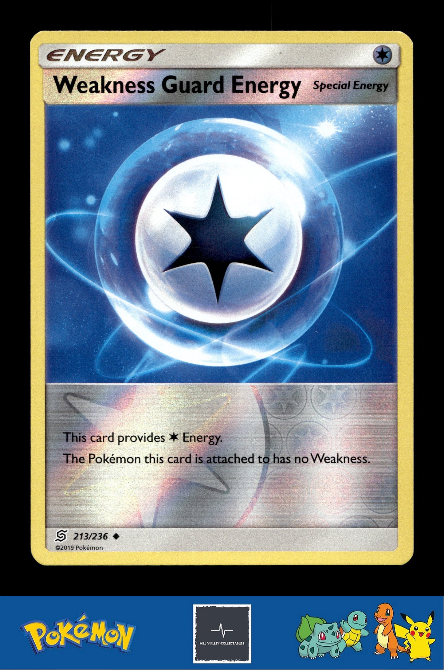 2019 Pokemon SM Unified Minds 213/236 Weakness Guard Energy Reverse