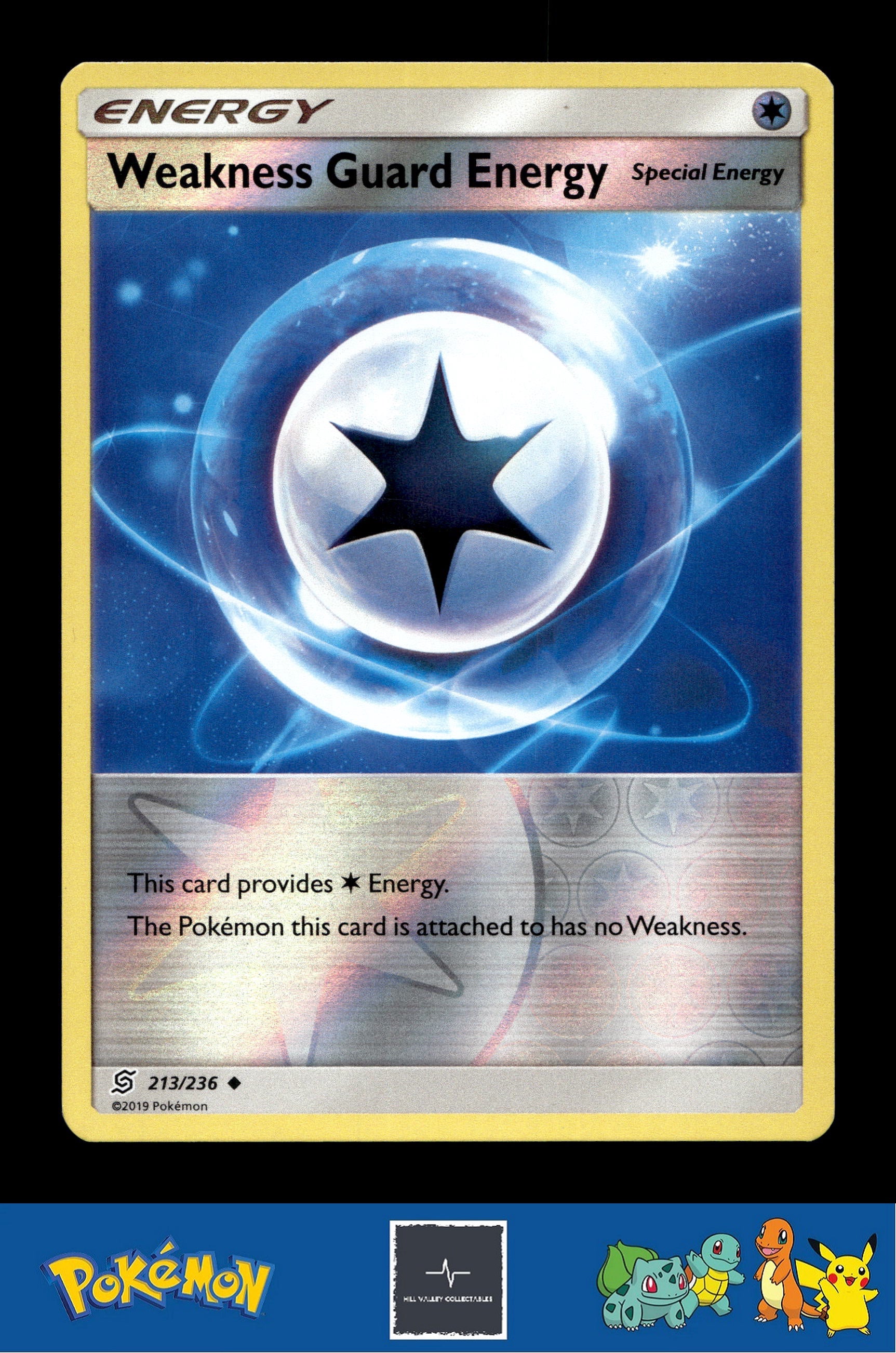 2019 Pokemon SM Unified Minds 213/236 Weakness Guard Energy Reverse