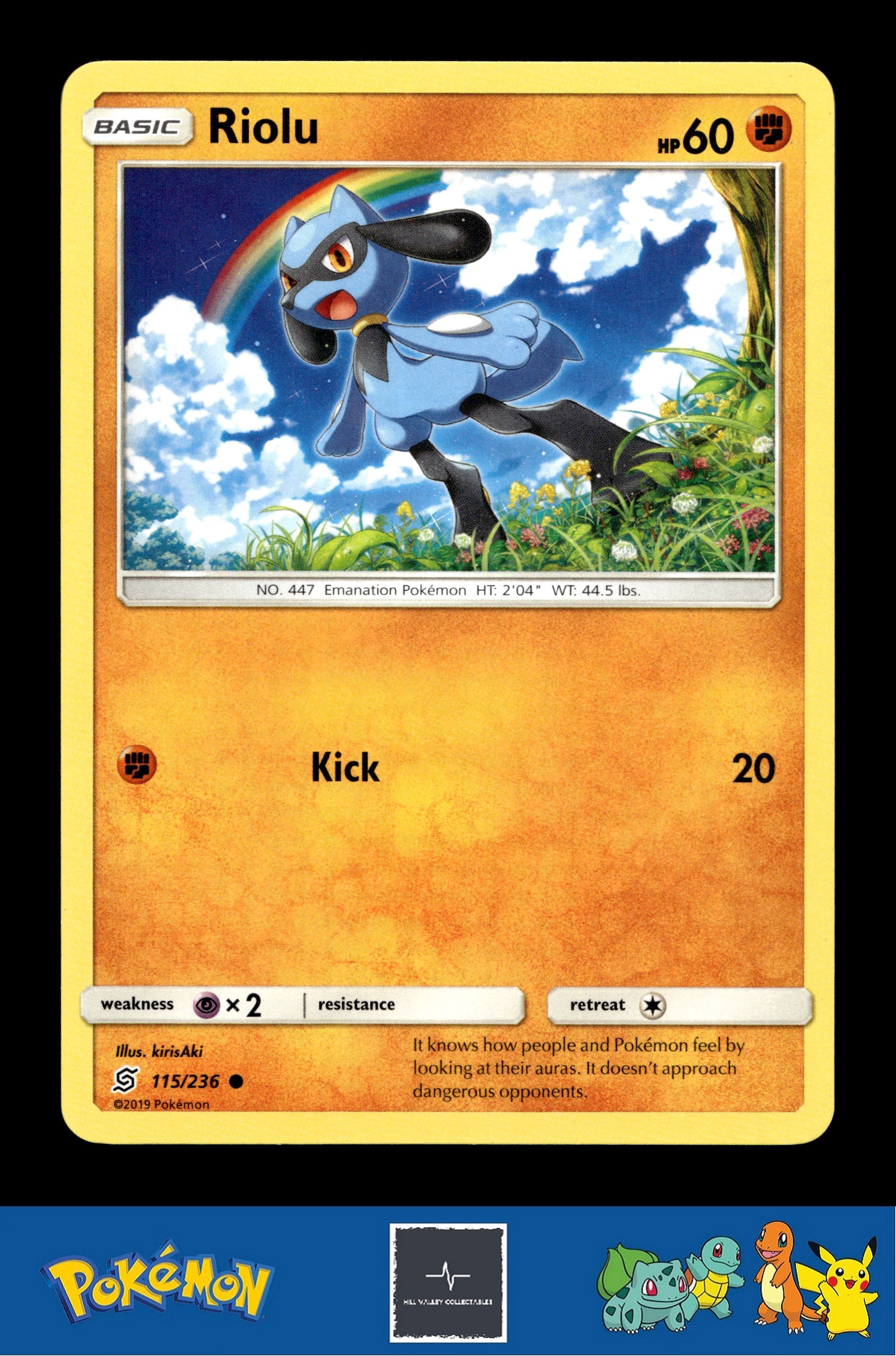 2019 Pokemon SM Unified Minds 115/236 Riolu