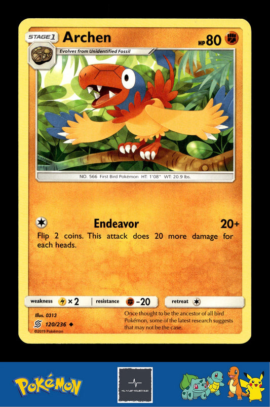 2019 Pokemon SM Unified Minds 120/236 Archen
