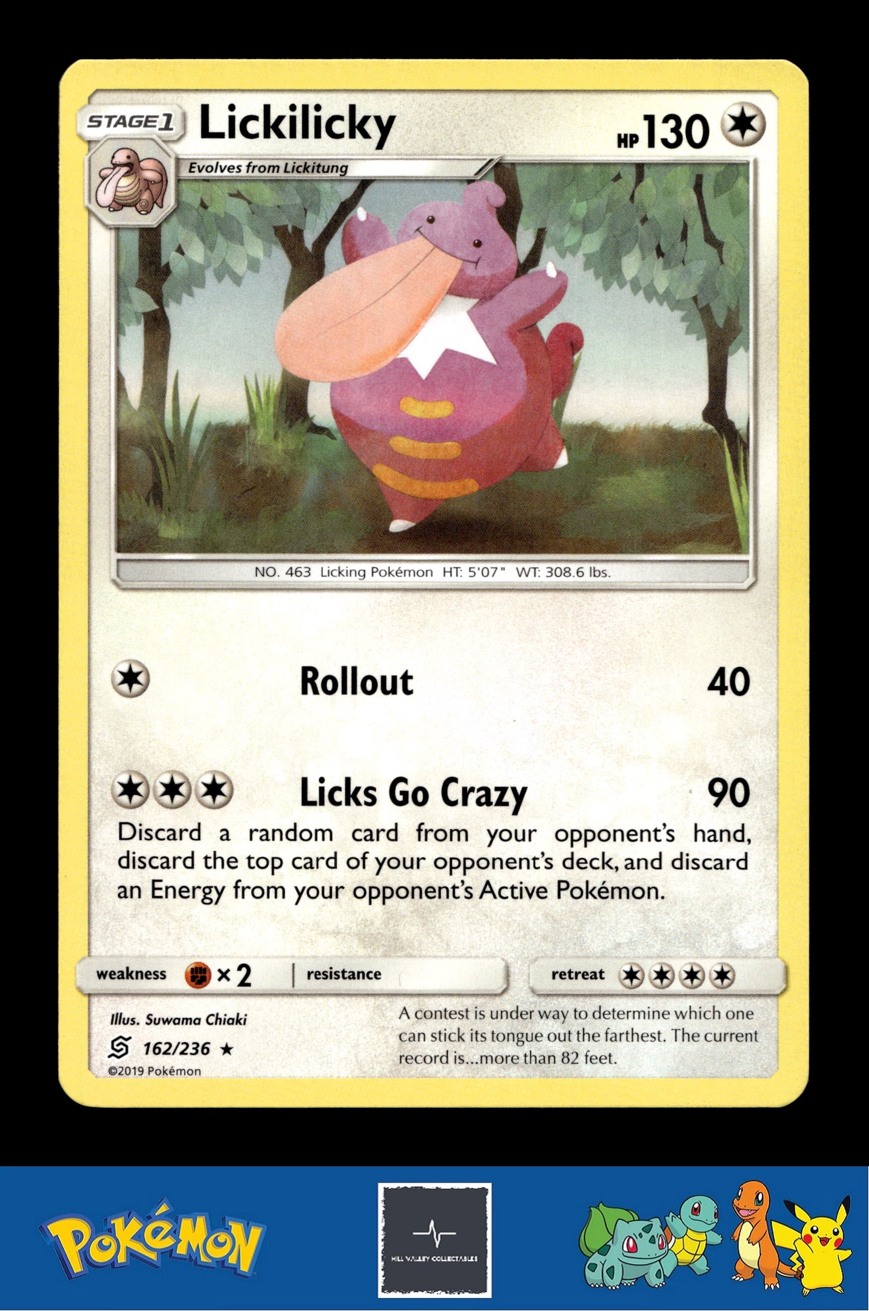 2019 Pokemon SM Unified Minds 162/236 Lickilicky