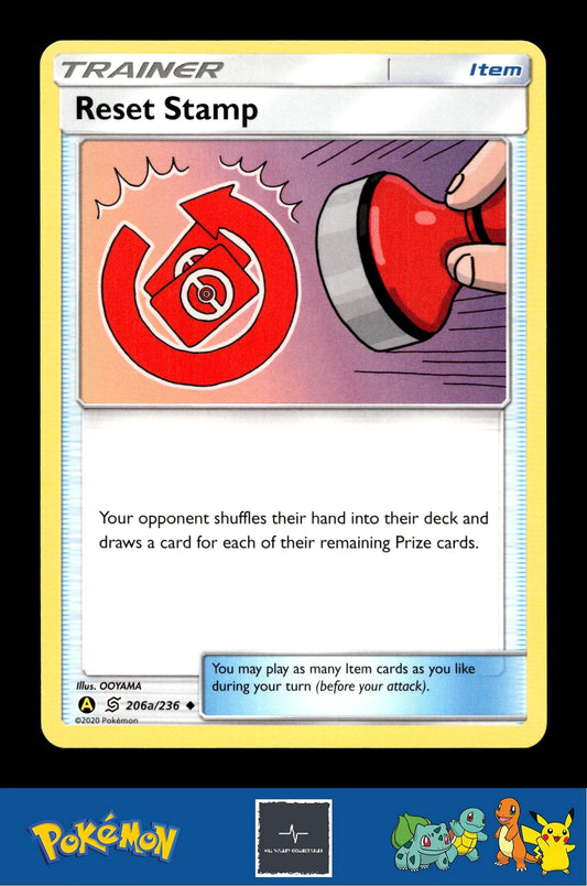 2019 Pokemon SM Unified Minds Reset Stamp (OOYAMA)