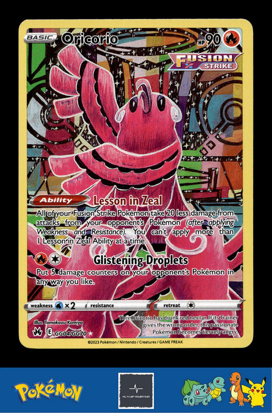 2023 Pokemon SWSH Crown Zenith GG04/GG70 Oricorio
