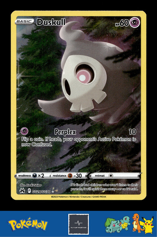 2023 Pokemon SWSH Crown Zenith GG28/GG70 Duskull
