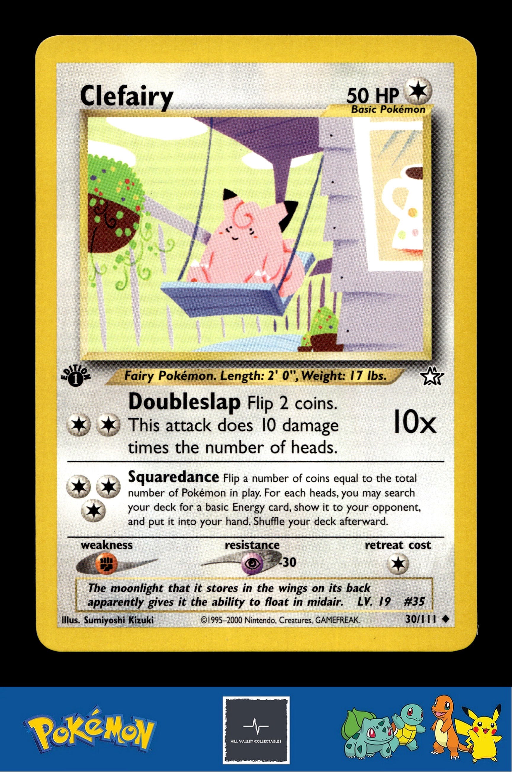 2000 Pokemon WotC Neo Genesis 30/111 Clefairy 1st Ed