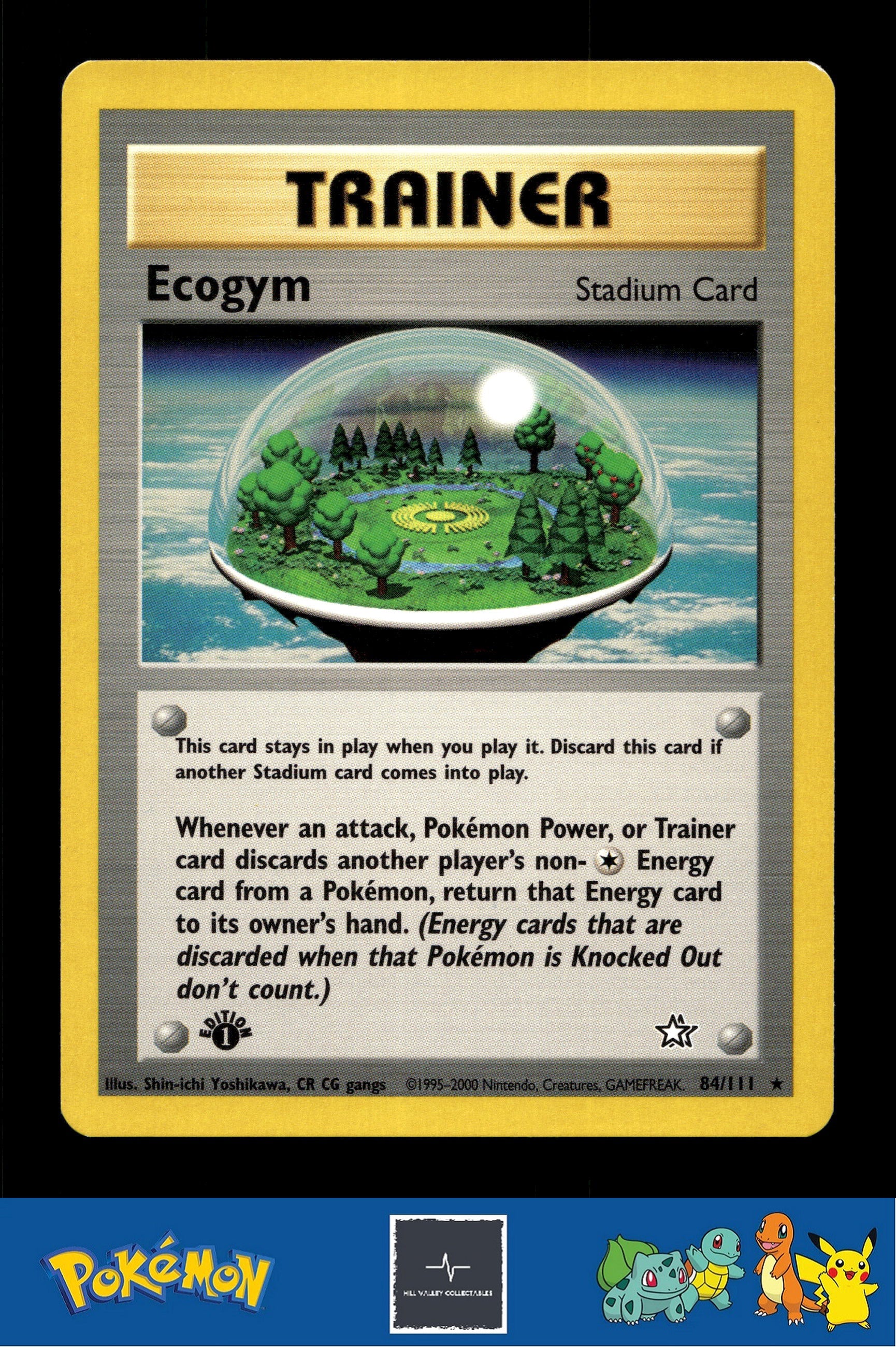 2000 Pokemon WotC Neo Genesis 84/111 Ecogym 1st Ed