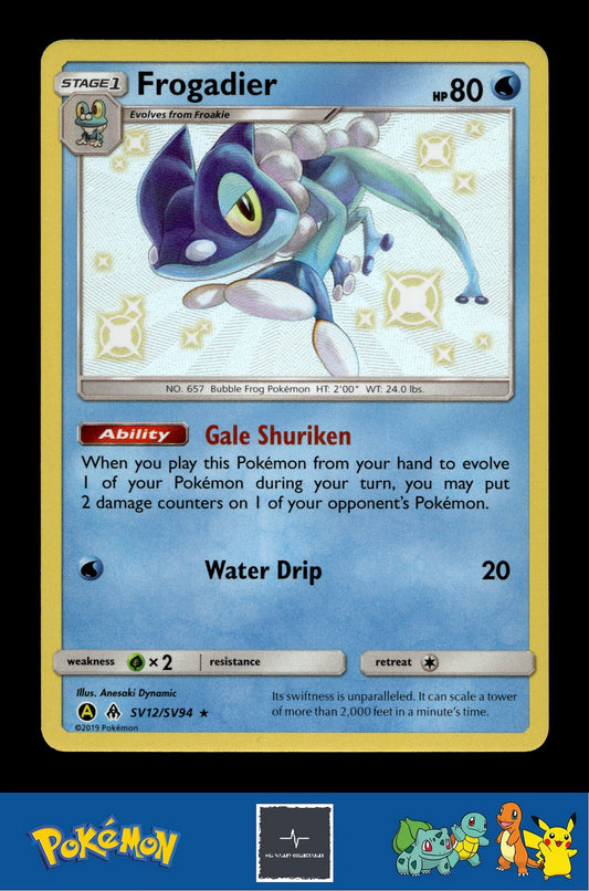 2019 Pokemon SM Hidden Fates SV12/SV94 Frogadier
