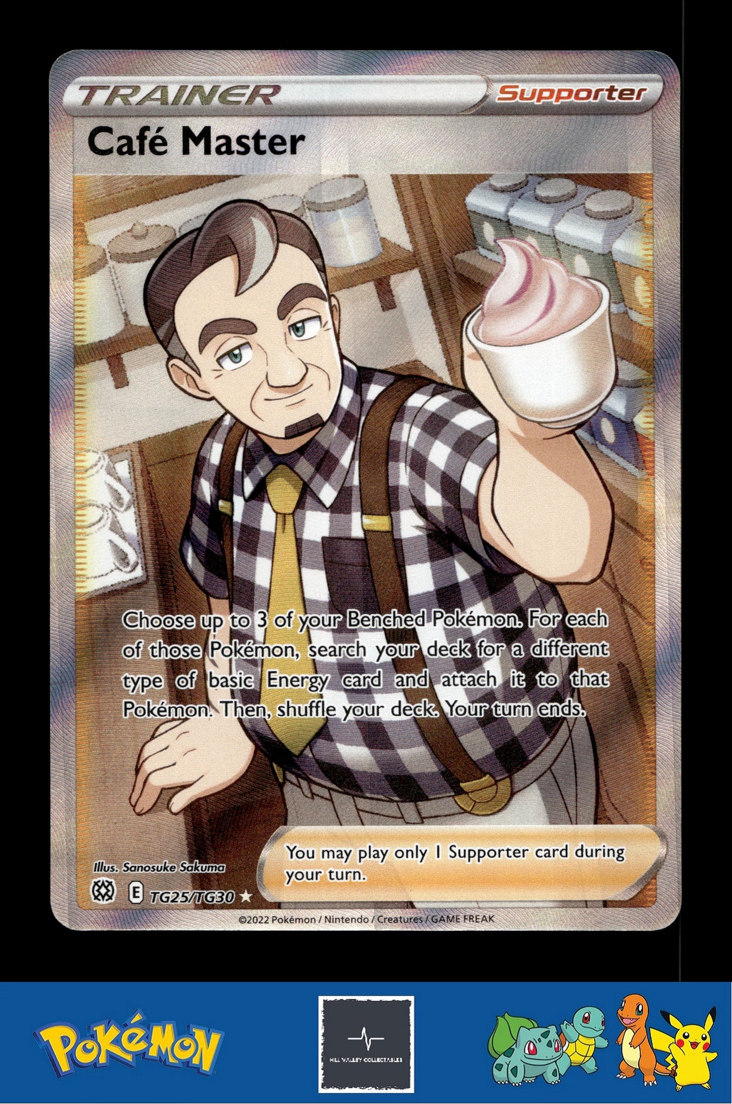 2021 Pokemon SWSH Brilliant Stars TG25/TG30 Cafe Master