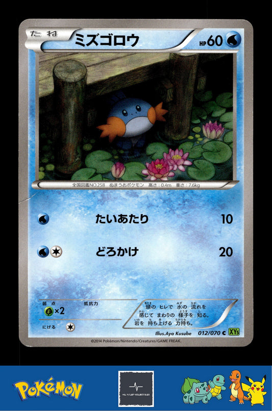 2014 Japanese Pokemon XY5 Tidal Storm 012/070 Mudkip Unlimited