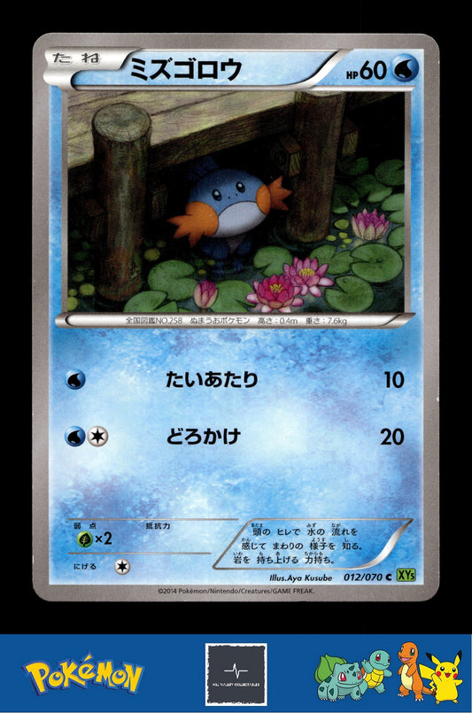 2014 Japanese Pokemon XY5 Tidal Storm 012/070 Mudkip Unlimited