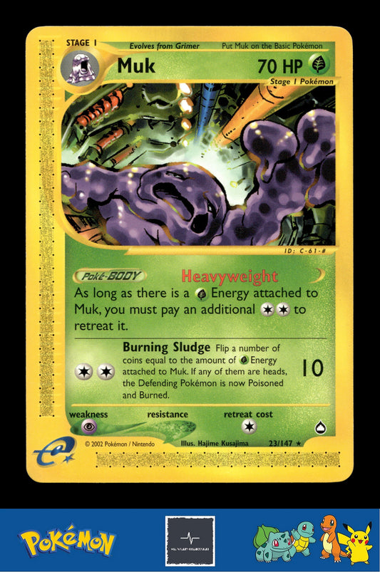 2003 Pokemon e-Series Aquapolis 23/147 Muk