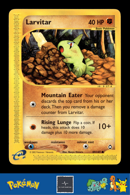 2003 Pokemon e-Series Aquapolis 89/147 Larvitar