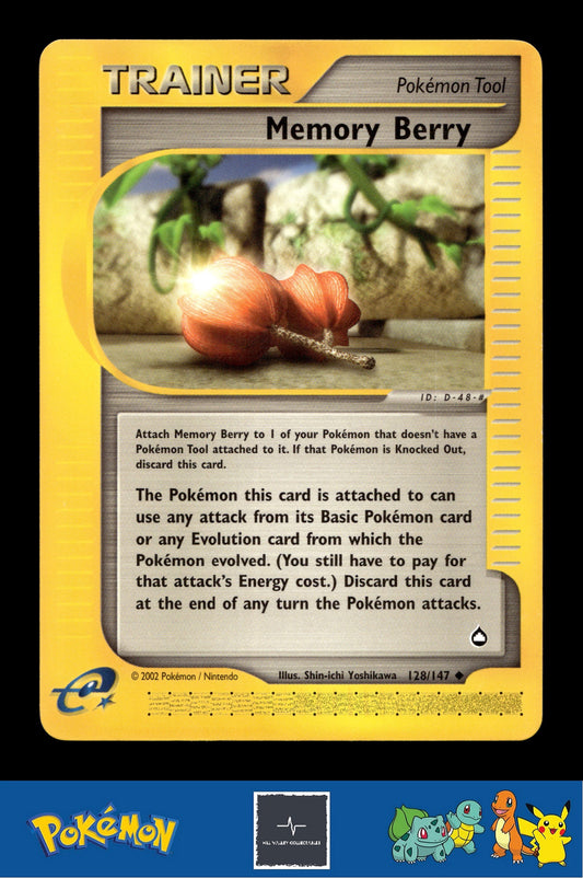 2003 Pokemon e-Series Aquapolis 128/147 Memory Berry