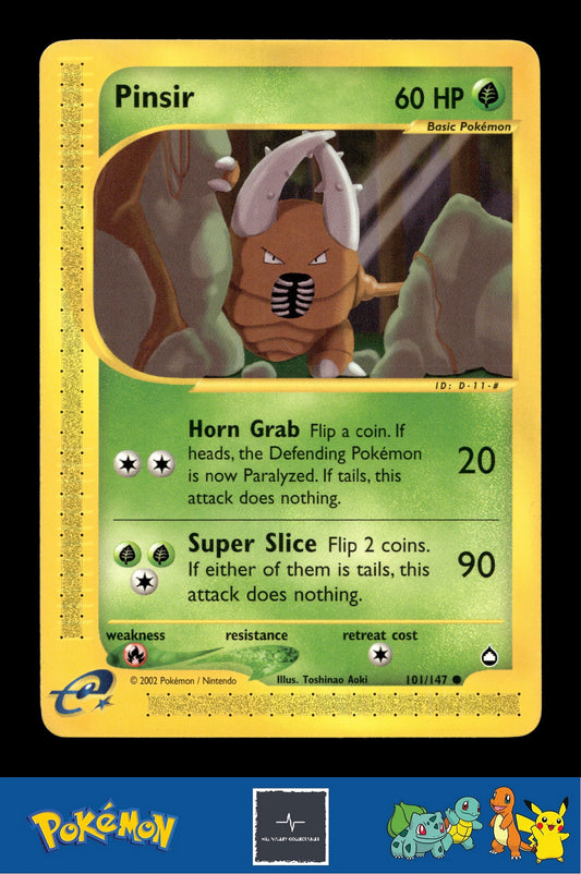 2003 Pokemon e-Series Aquapolis 101/147 Pinsir (Aoki)